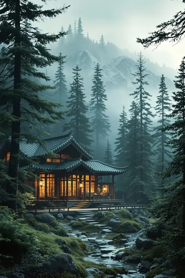山间小栈 封面海报